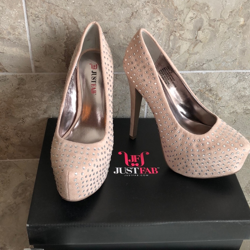 JustFab Platform heels stilettos Jillian